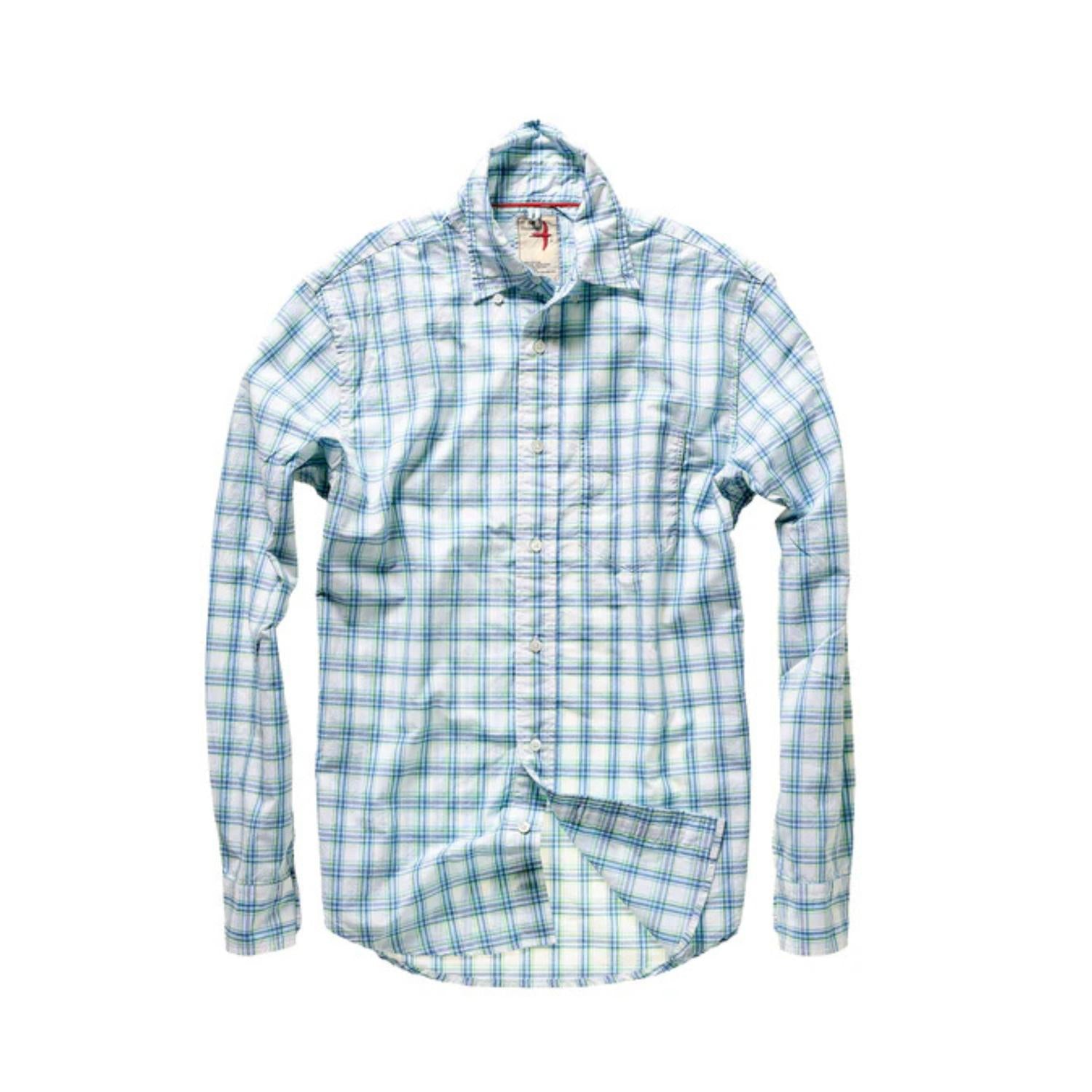 Relwen - Men's Broadcloth Plaid Shirt