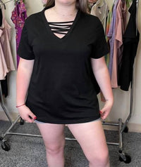 Shirley Stone - Strappy Criss Cross Top