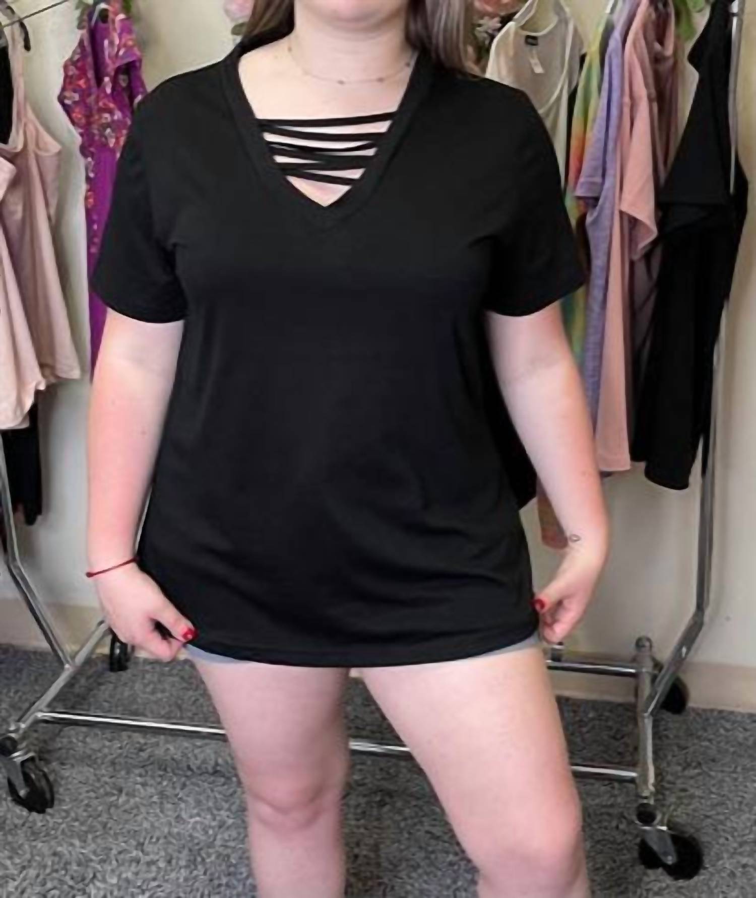 Shirley Stone - Strappy Criss Cross Top