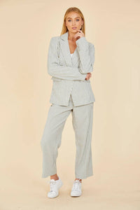 Dolce Cabo - Striped Seer Sucker Pants