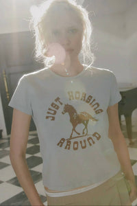 Project Social T - Just Horsing Around Tee