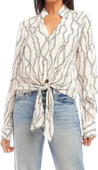 Karen Kane - Tie Front Top