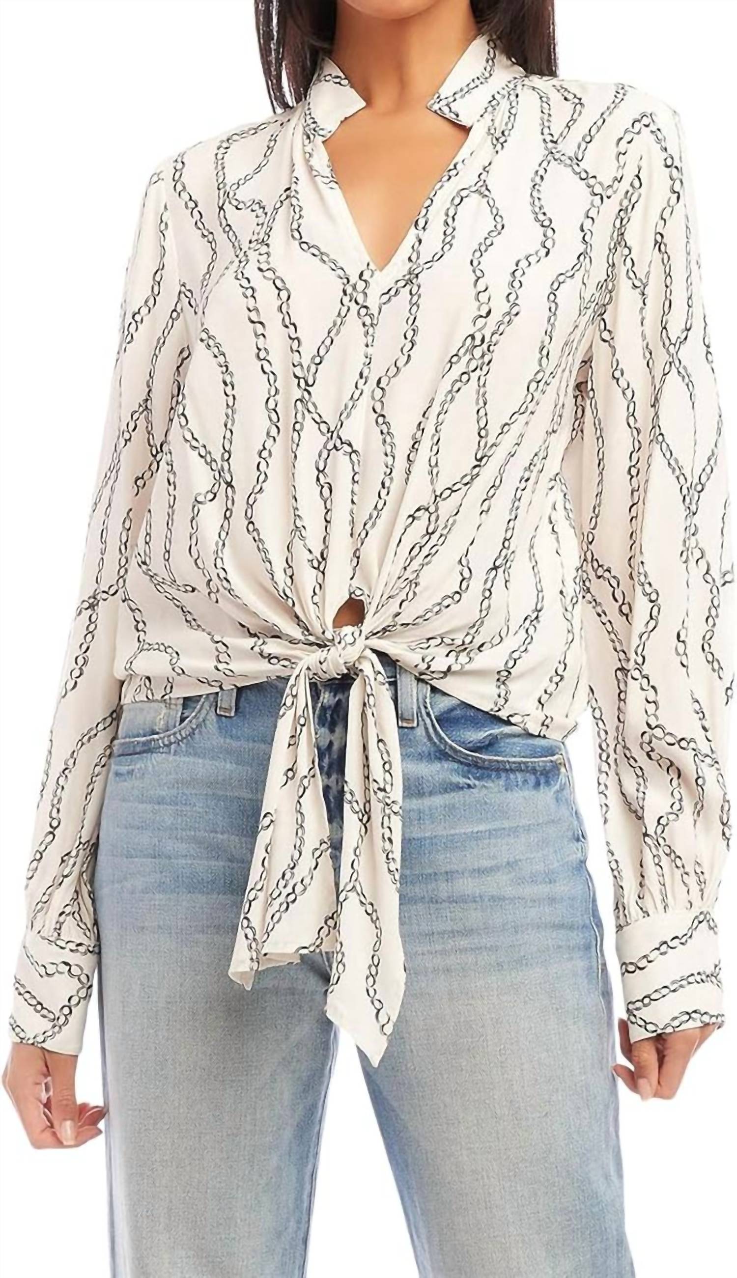 Karen Kane - Tie Front Top