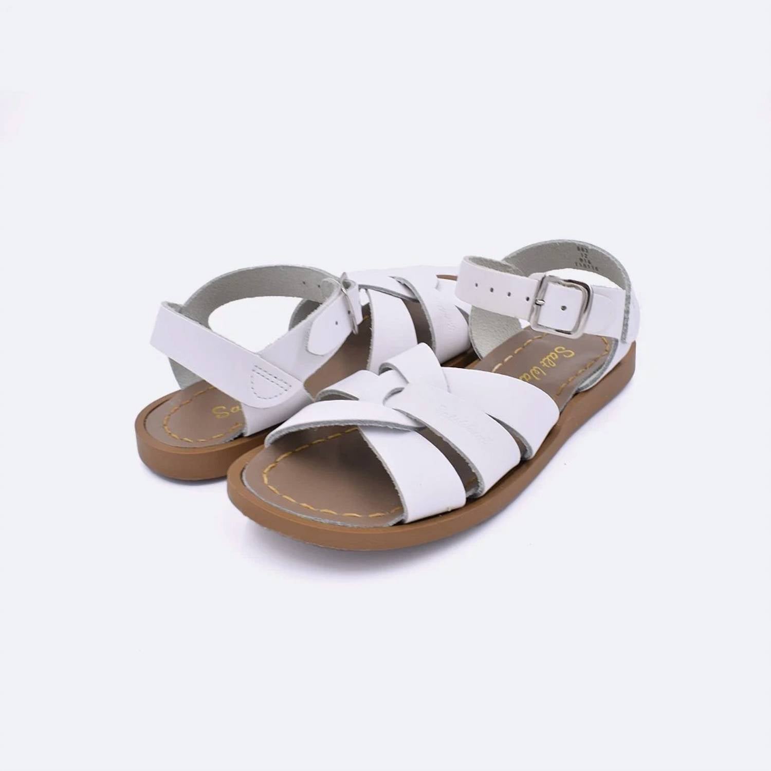 Salt Water Sandals - Women's Original Slides Leather Buckle Sandals