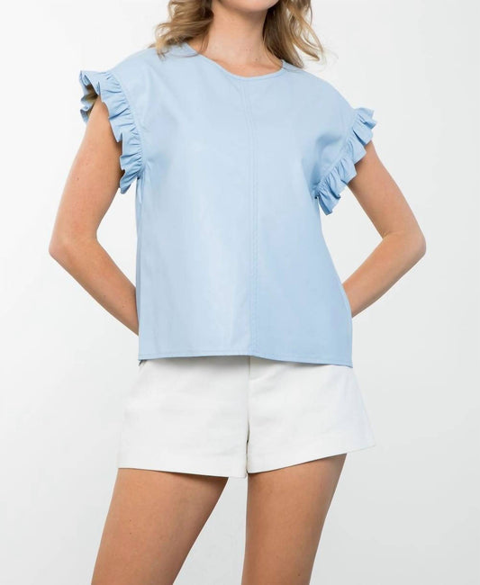 Thml - Gameday Faux Leather Top