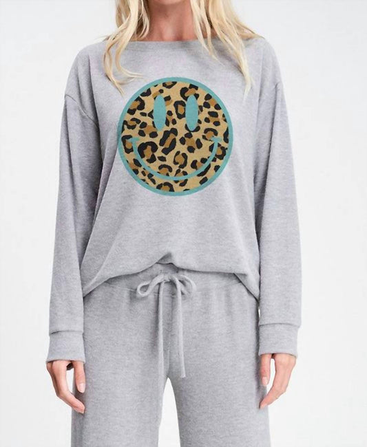 Phil Love - Leopard Smiley Loungewear Set