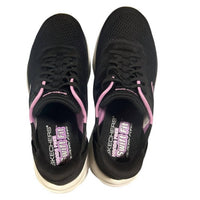 Skechers Women's Mesh Hands Free Swift Fit Shoes in black and pink - women's shoe - view 5