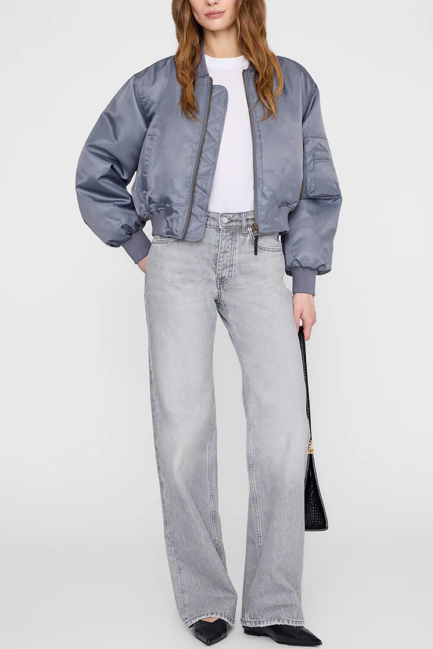 Anine Bing - Cropped Leon Bomber Jacket