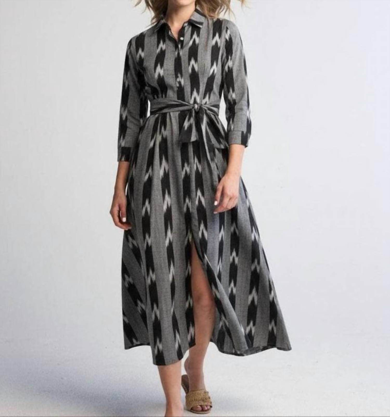 Guadalupe Design - Luciana Ikat Midi Dress