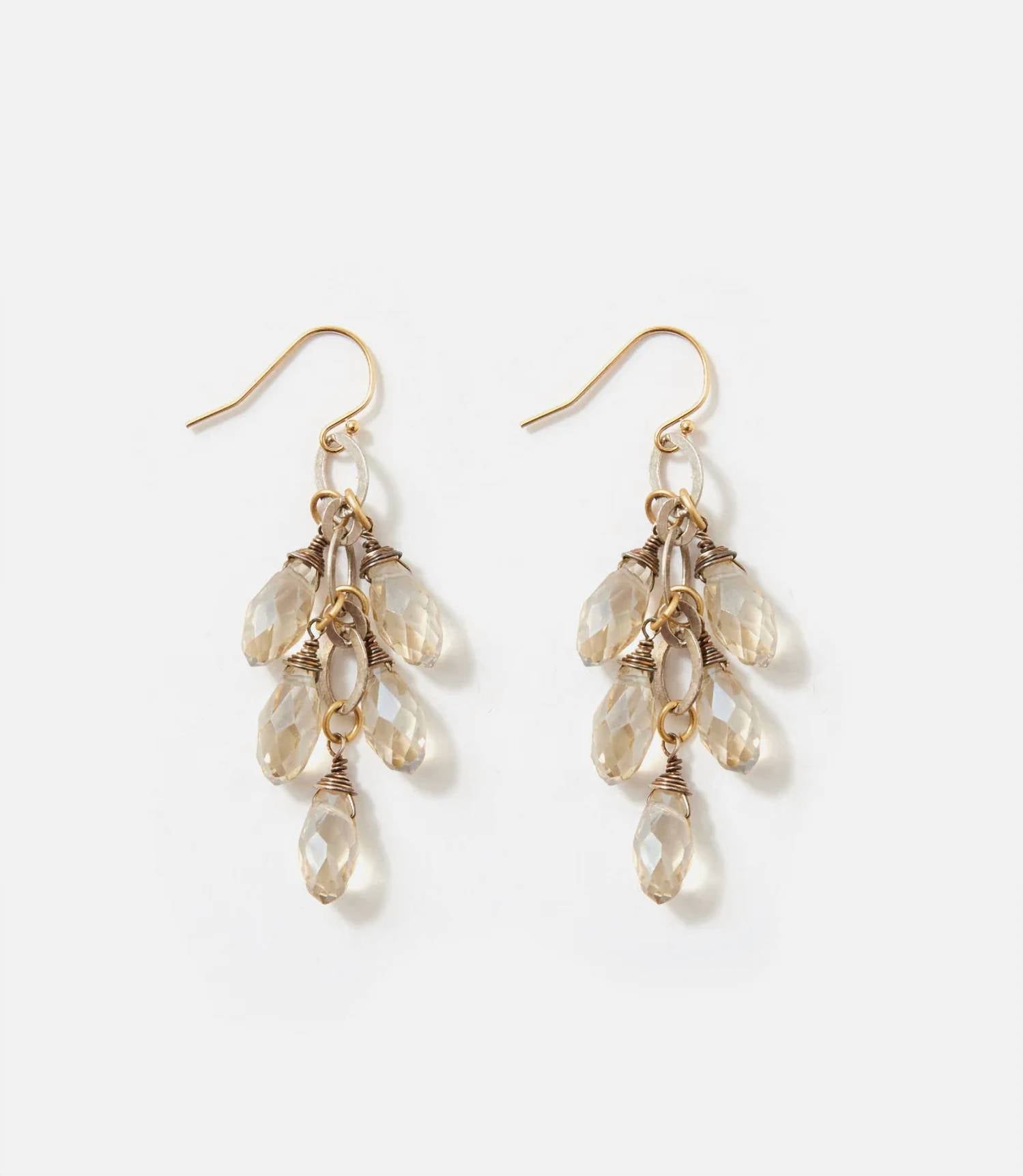 Anne Vaughan - Women's Crystal Cluster Earrings