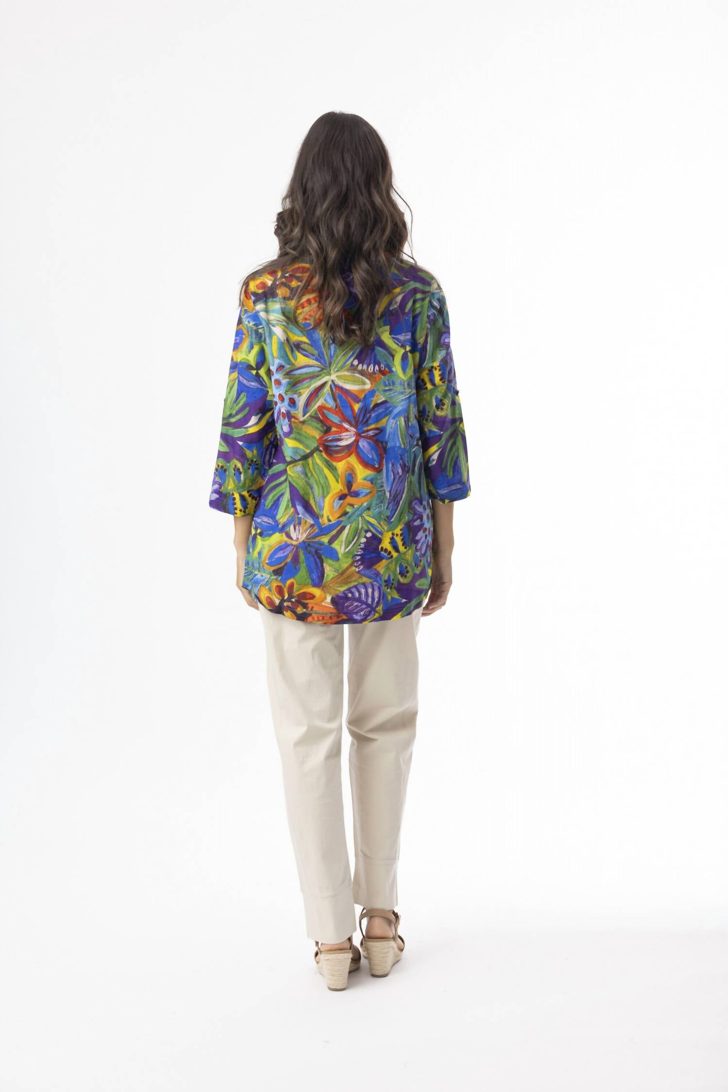Orientique - Zapallar Pleated Long Sleeve Top