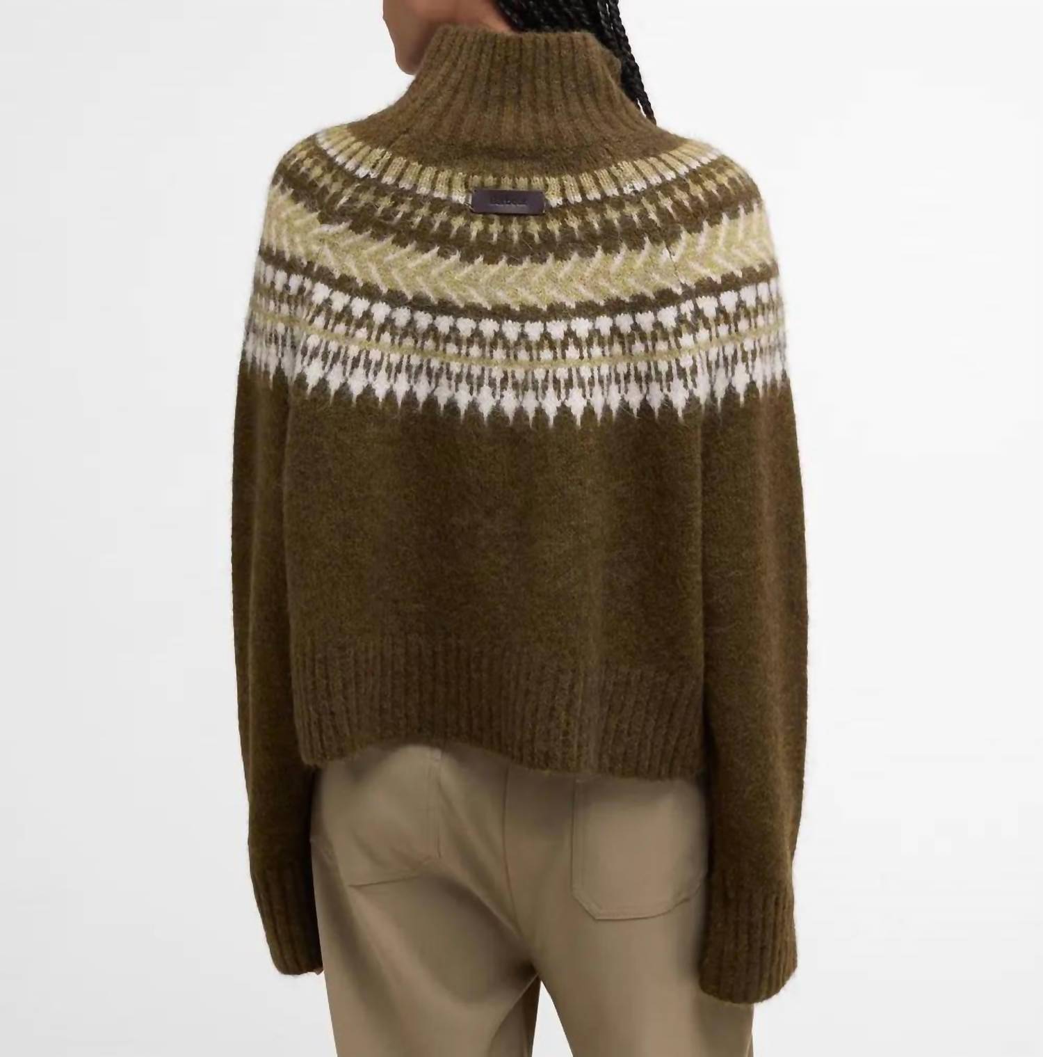 Barbour - Women's Lorrie Fair Isle Roll-neck Sweater