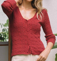 Skies Are Blue - Skyler Crochet Cardigan