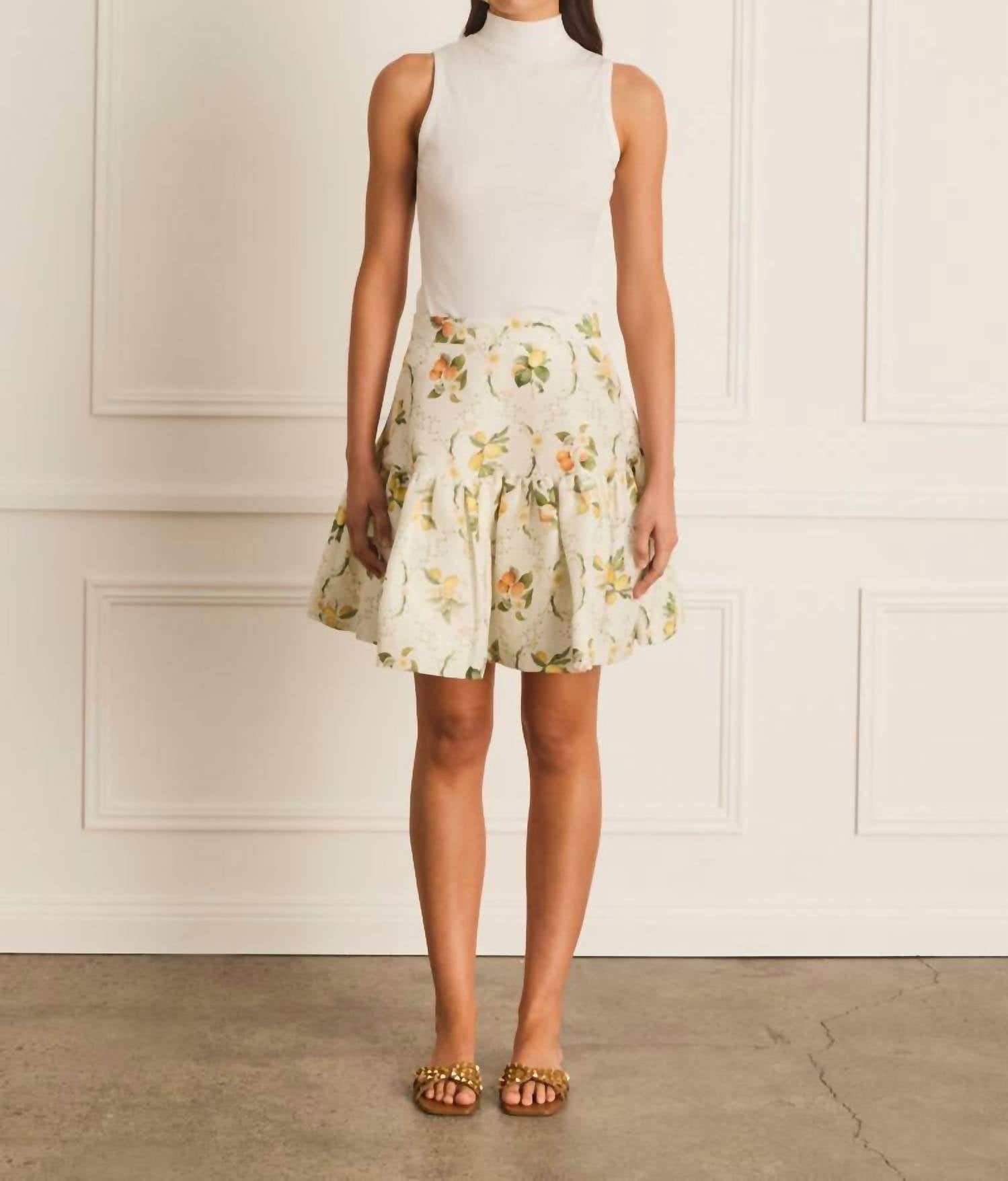 Aqua Blu - Paloma Mini Skirt