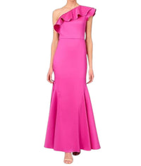 Aidan Mattox - One Shoulder A-line Gown