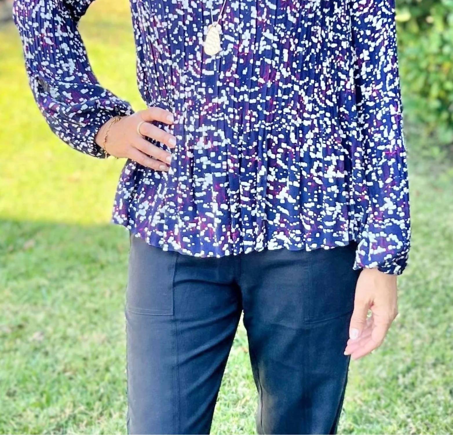 Hatley - Knife Pleat Blouse Tops