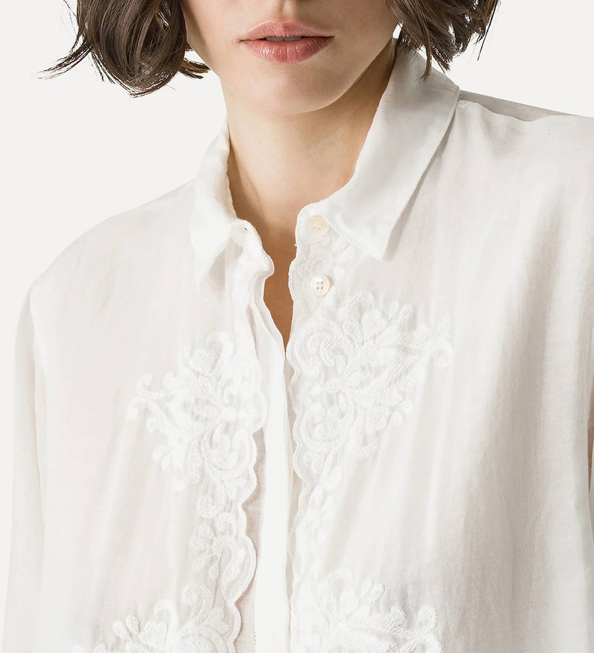 Forte Forte - Embroidered Voile Shirt