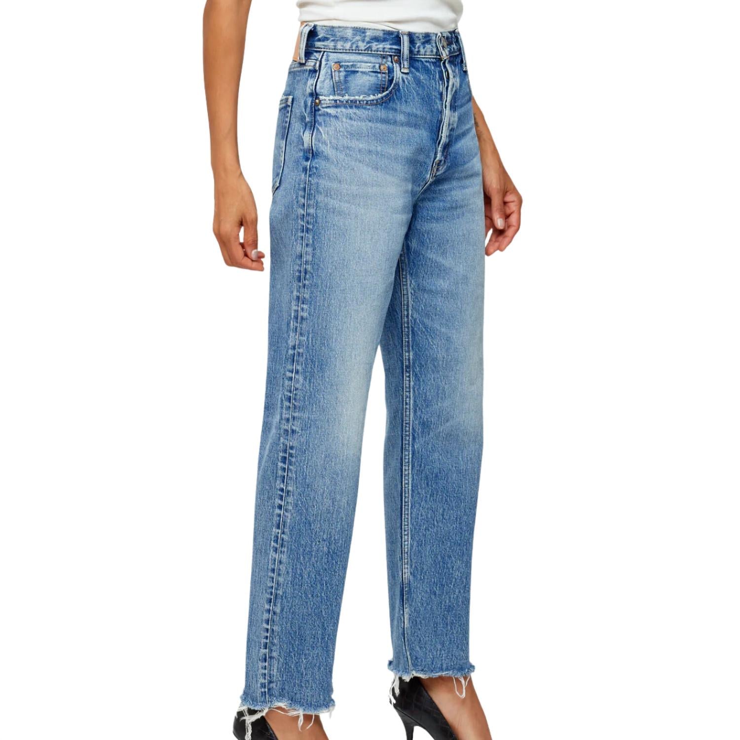 Moussy - Mabel Wide Straight Jeans