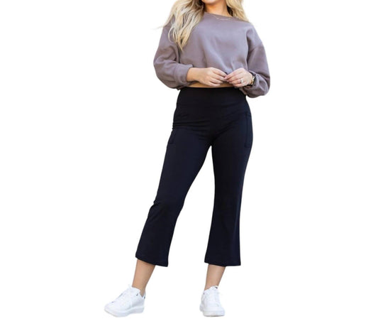 Julia Rose - Delilah Kick Flare Leggings with Pockets