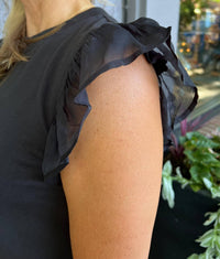 Thml - Ruffle Sleeve French Terry Top