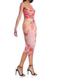 Jewel Badgley Mischka - Strapless Sheath Dress
