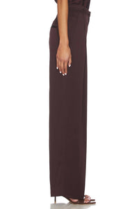 Vince - Satin Pleated Wide-Leg Trouser