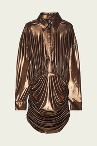 Norma Kamali - Oversized Bf Nk Shirt Mini Dress
