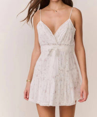 Loveshackfancy - Sibelle Floral Embroidered Cotton Mini Dress