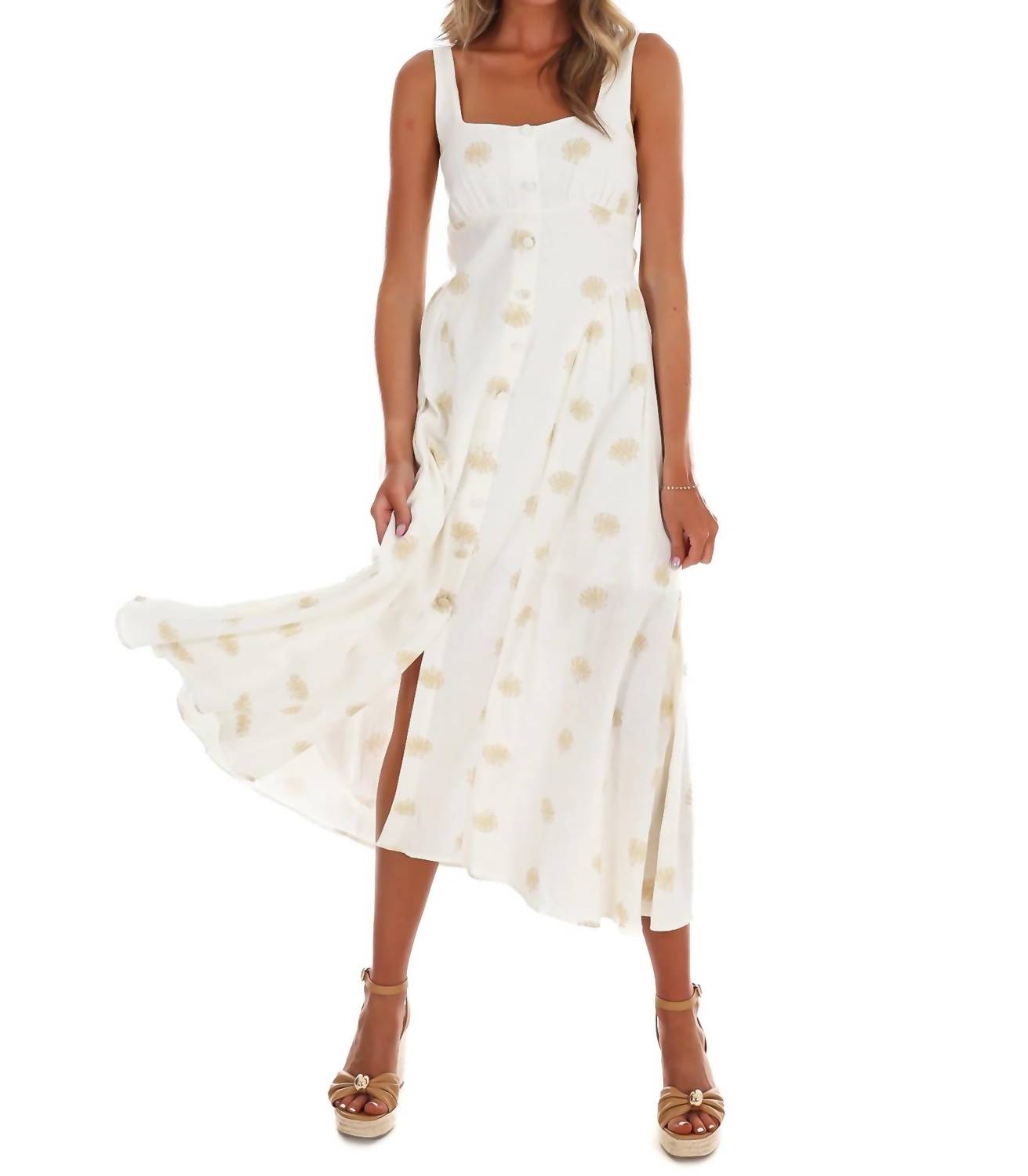 Blu Pepper - Women's Coastal Keepsake Midi Dress