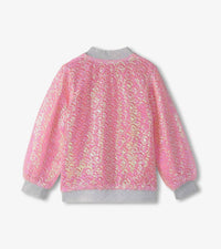 Hatley - Girls' Pearl Mermaid Sequined Bomber Jacket