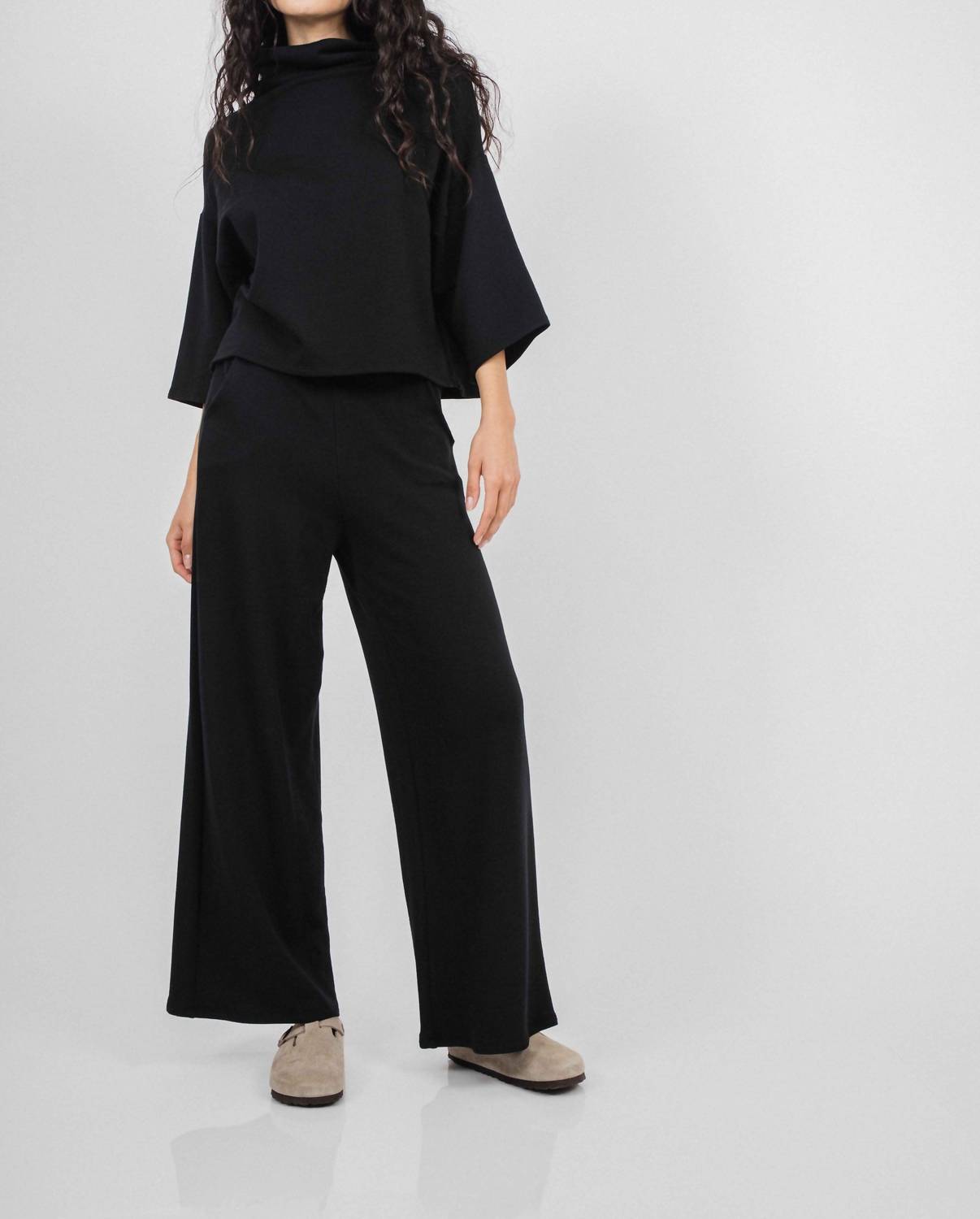 Corinne Collection Bucket Sweater in black - women's sweater