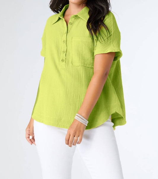 Coco + Carmen - Gina Button Down Gauze Top