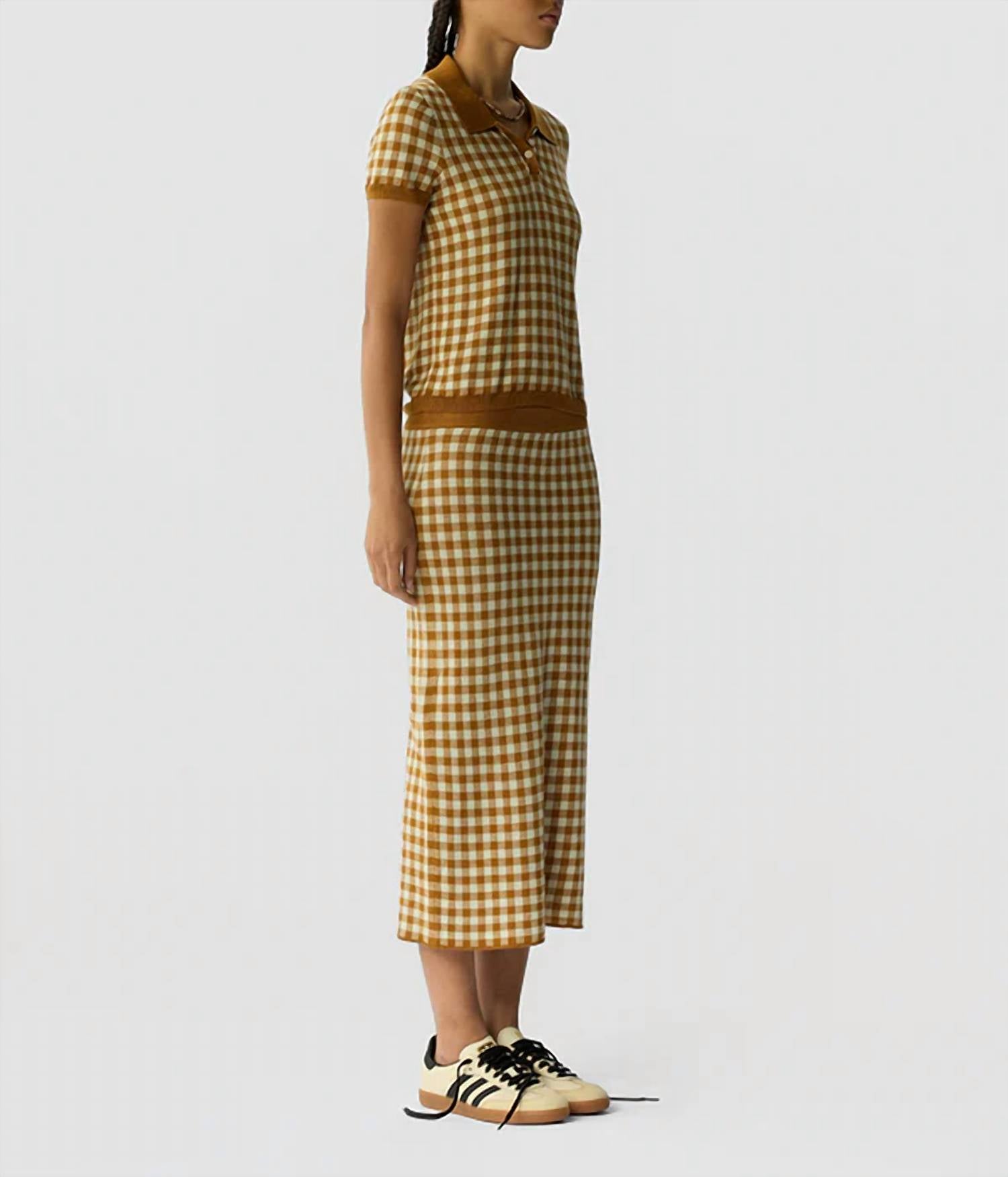 Guest In Residence - Gingham Long Skirt
