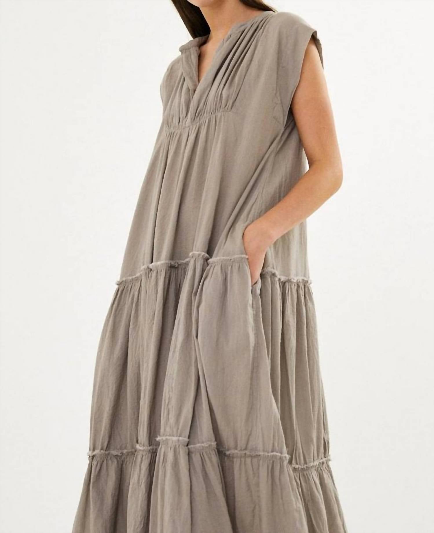 Rabens Saloner - Lorita V-neck Maxi Dress