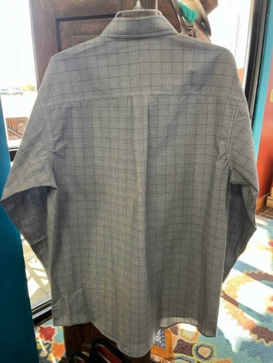 Cinch - Mens Long Sleeve Button Up Plaid Shirt