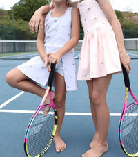 Lola + The Boys - Girls Heart Scuba Tennis Dress
