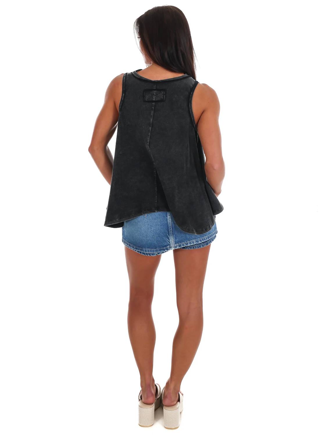 Very J - Women's Slow It Down Swing Tank Top
