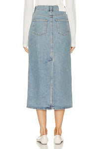 Loulou Studio - Rona Denim Long Skirt