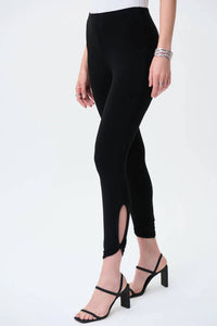 Joseph Ribkoff Keyhole legging in black - women's pants