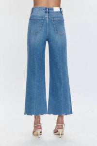 Pistola - Women's Lana Crop High Rise Ultra Wide Leg Jeans