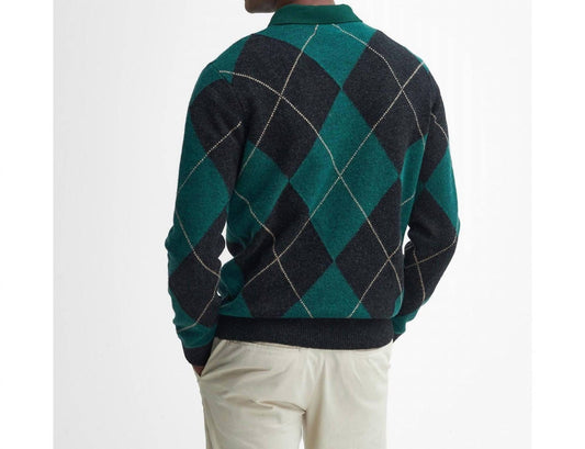Barbour - Sutherwell Argyle Knit Crew Top