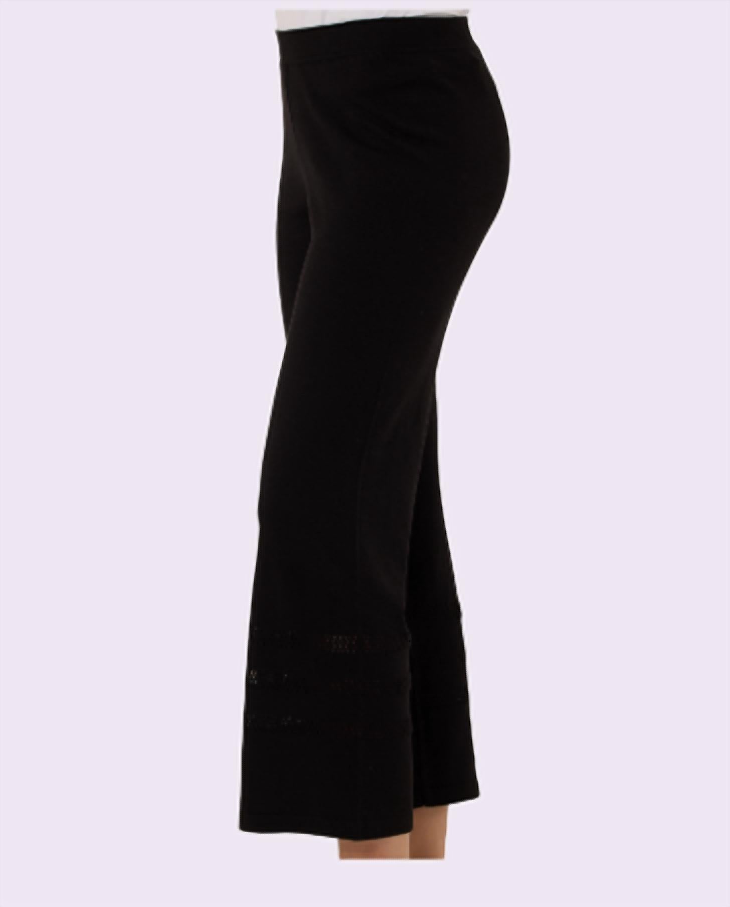 French Kyss - Women's Crochet Detail Pant
