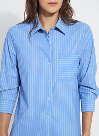 Lysse - 3/4 Sleeve Cropped Schiffler Shirt
