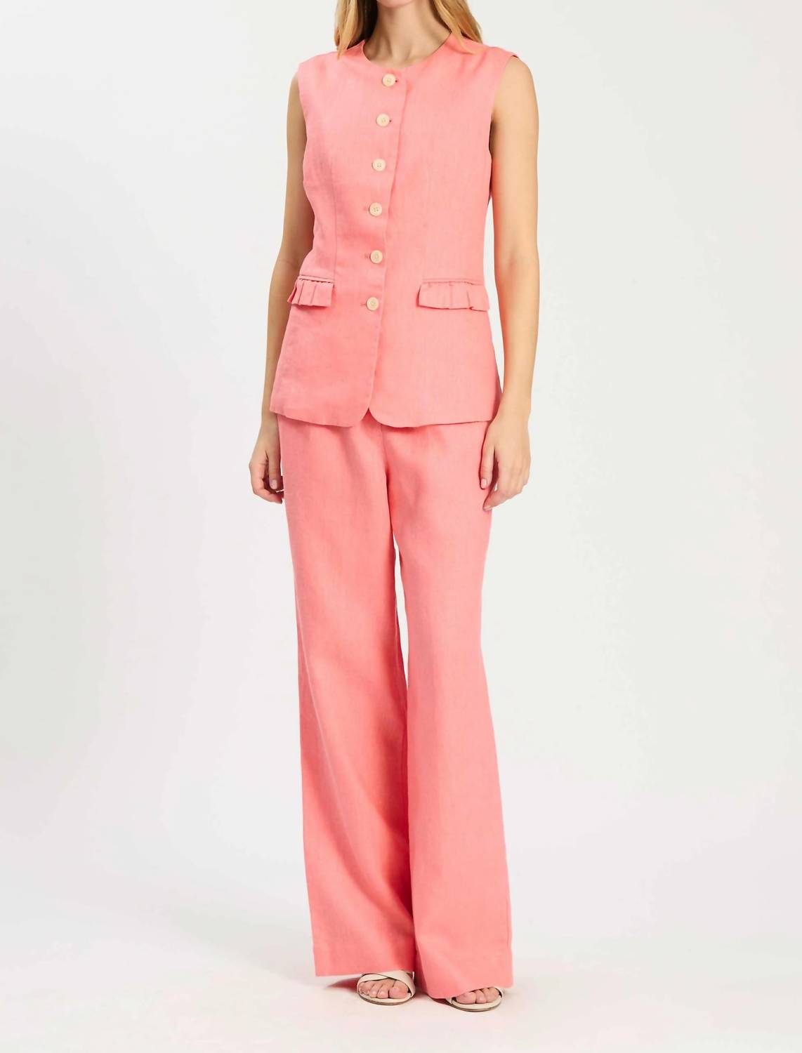Tyler Boe - Reid Linen Vest Top