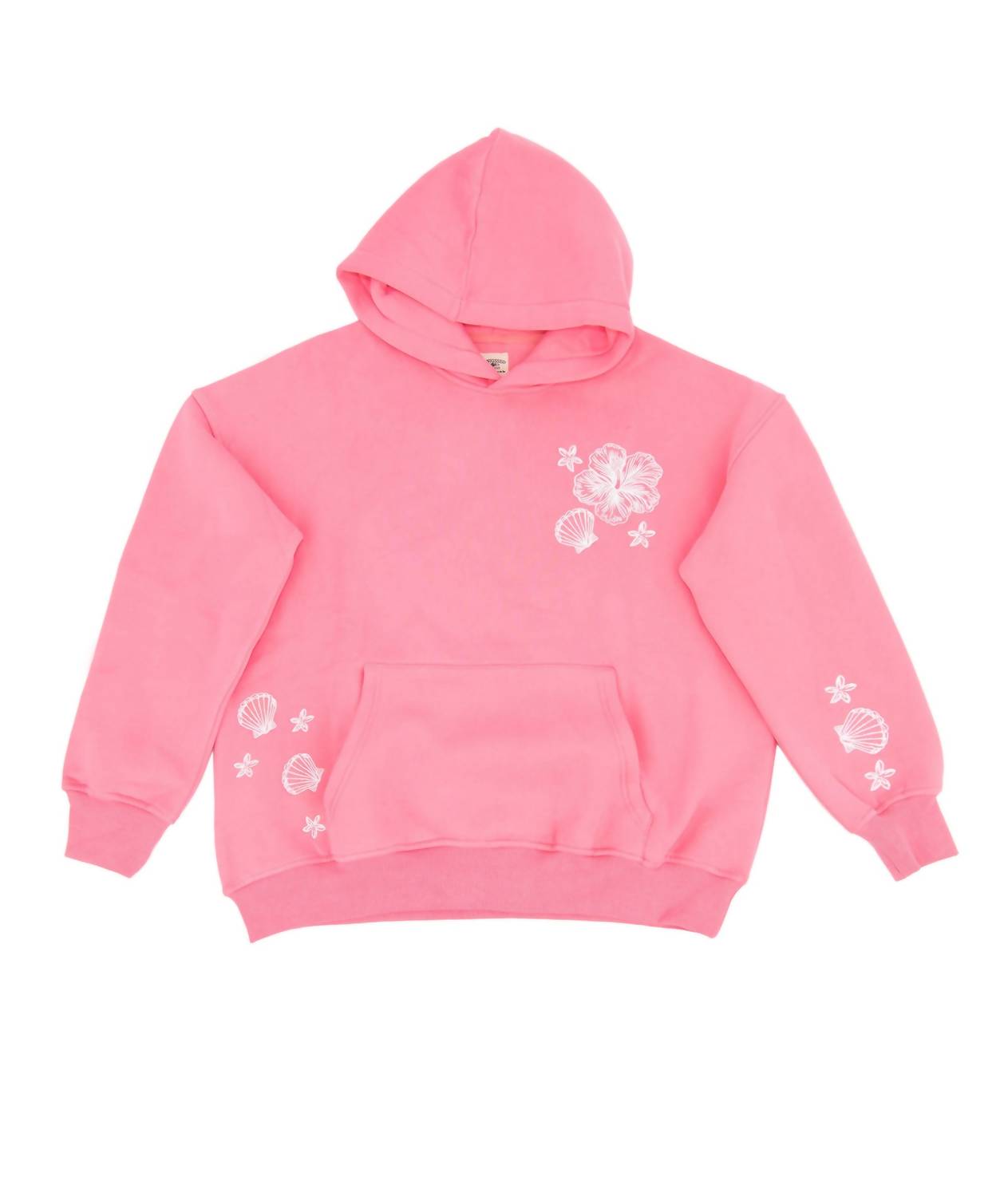 Sunkissed Coconut - Tropical Embroider Hoodie