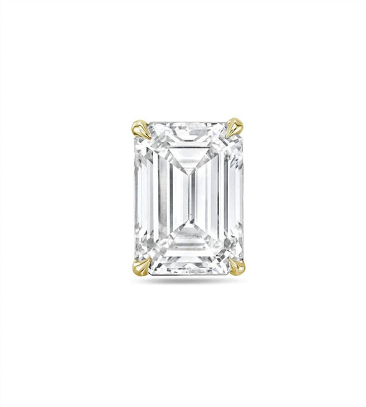 Diana M Jewels - 2.00 Cts Lab Grown Emerald Cut Stud Earrings