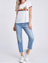 Phil Love - The Rodeo Stripe Ringer Tee