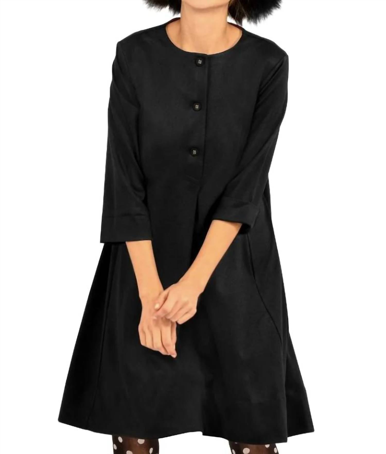 GRETCHEN SCOTT Ponte Ursula Dress in uptown girl navy - women's dress