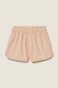 TROVATA Women's Lucille Short Stripe in maple - women's shorts - detail view
