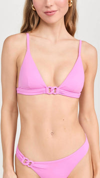 Vitamin A - Luxe Link Bralette Bikini Top